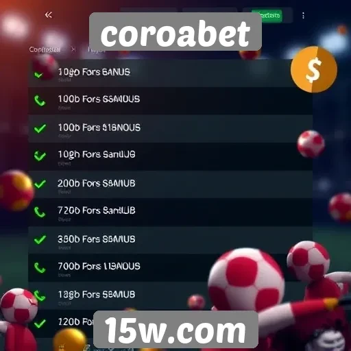 Avaliação dos bônus disponíveis no site Coroabet